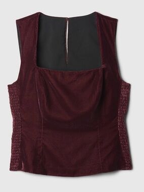 NWT✨ GAP Recycled Velvet Squareneck top